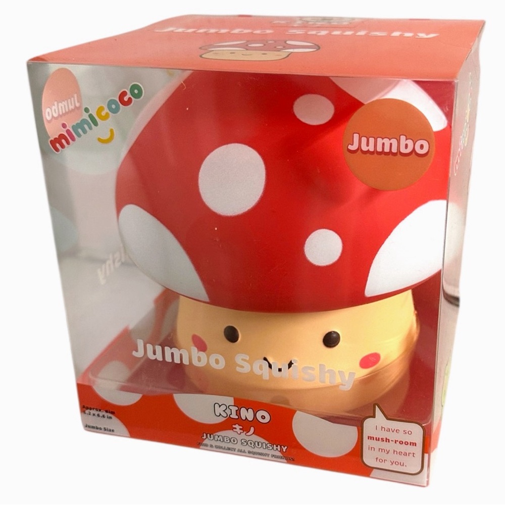 Japanese Mimicoco - KINO - Mushroom Jumbo Squishy - Collectible